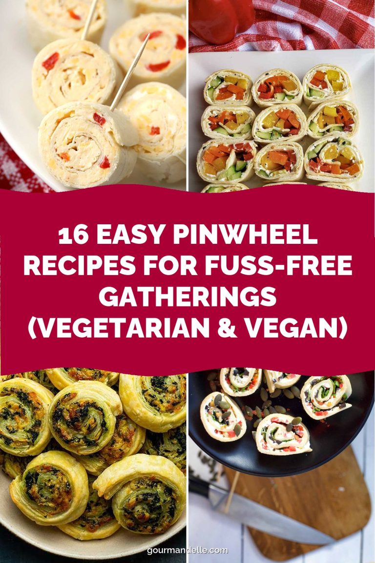 16 Easy Pinwheel Recipes for Fuss-Free Gatherings (Vegetarian & Vegan)