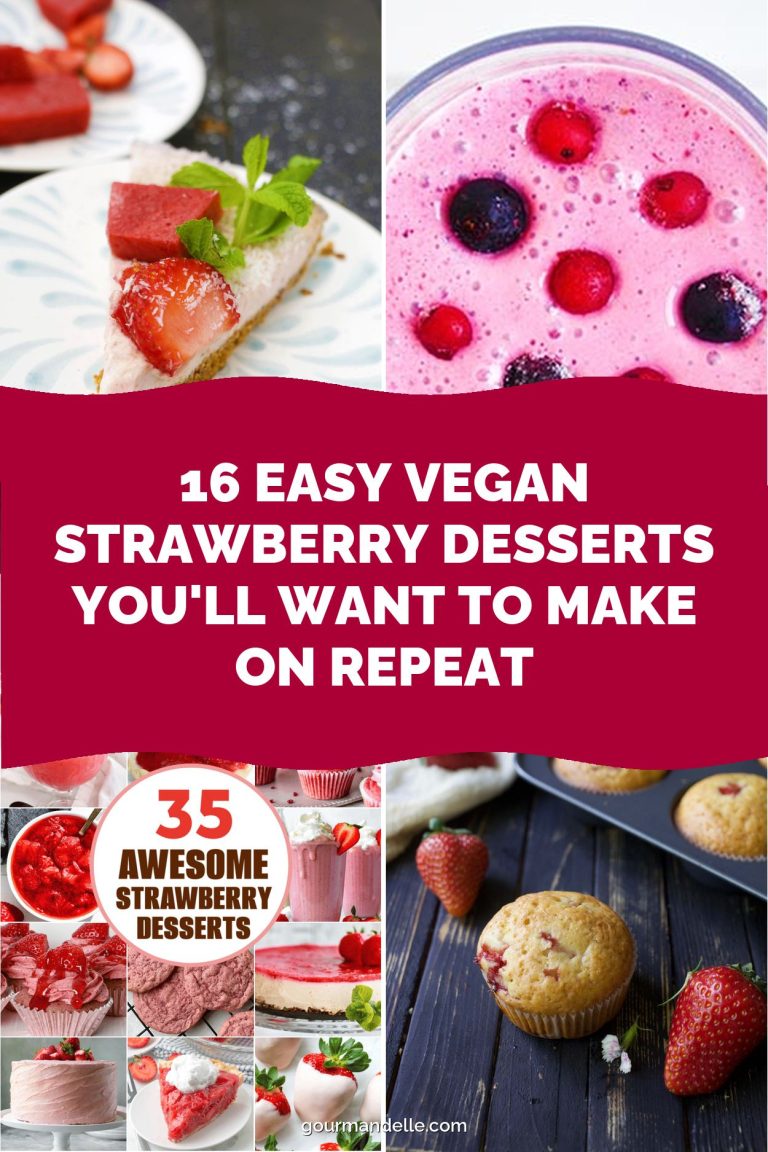 16 Easy Vegan Strawberry Desserts You'll Want to Make on Repeat