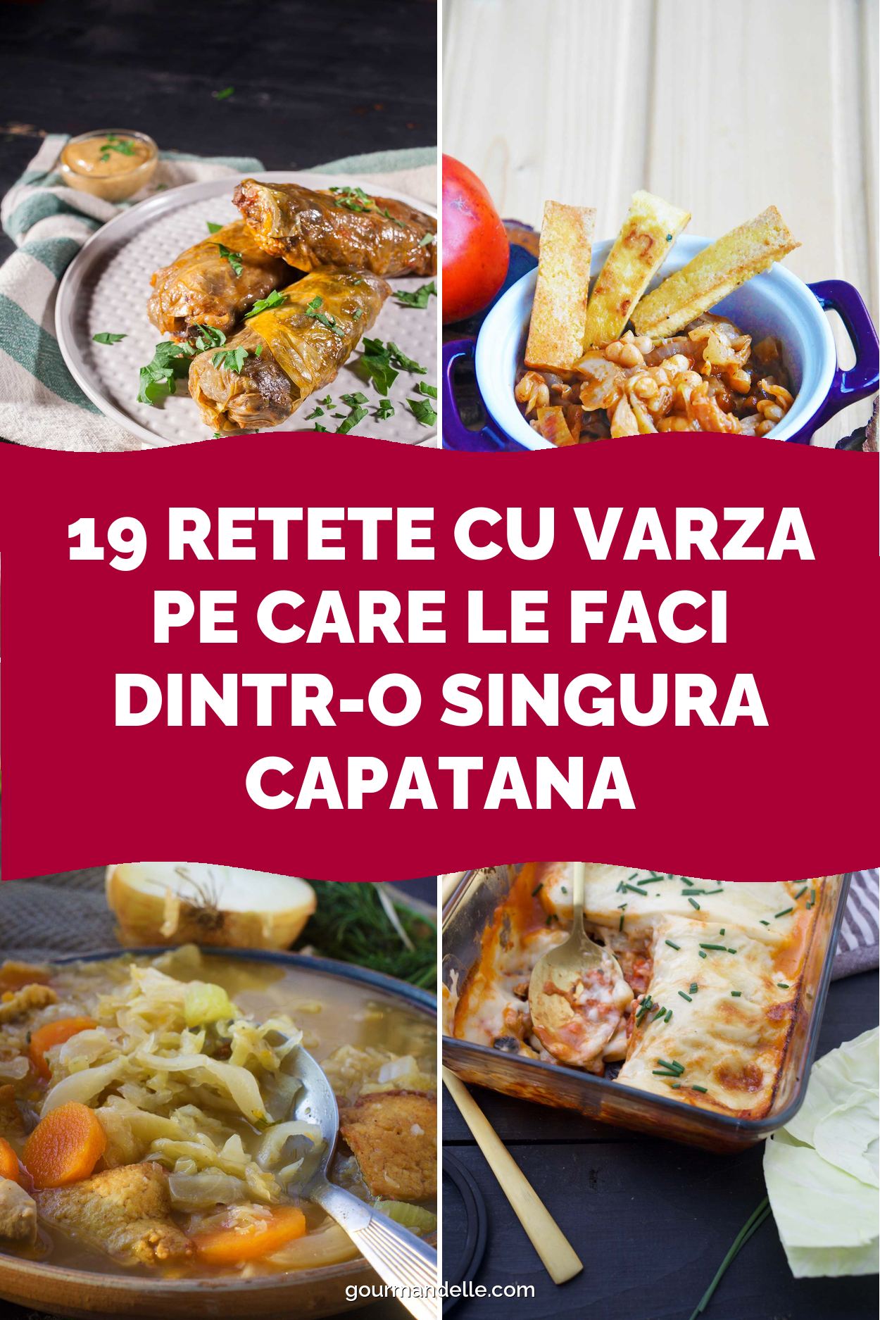 19 retete cu varza pe care le faci dintr-o singura capatana