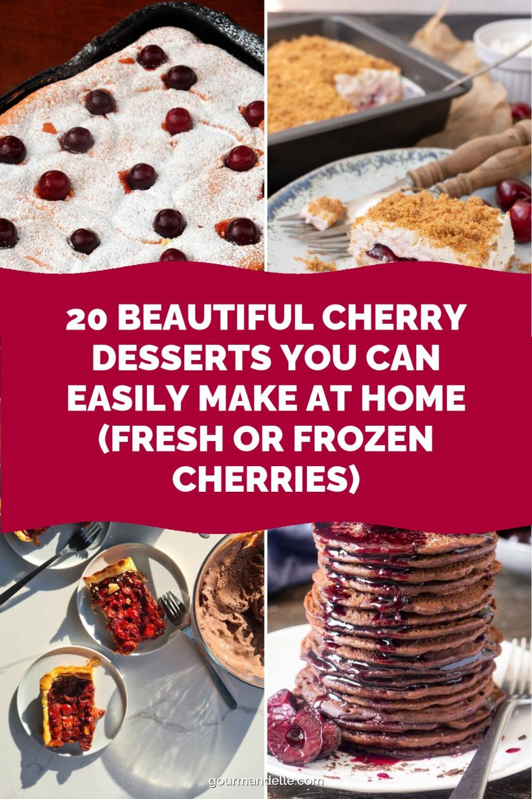 20 Beautiful Cherry Desserts You Can Easily Make at Home (Fresh or Frozen Cherries)