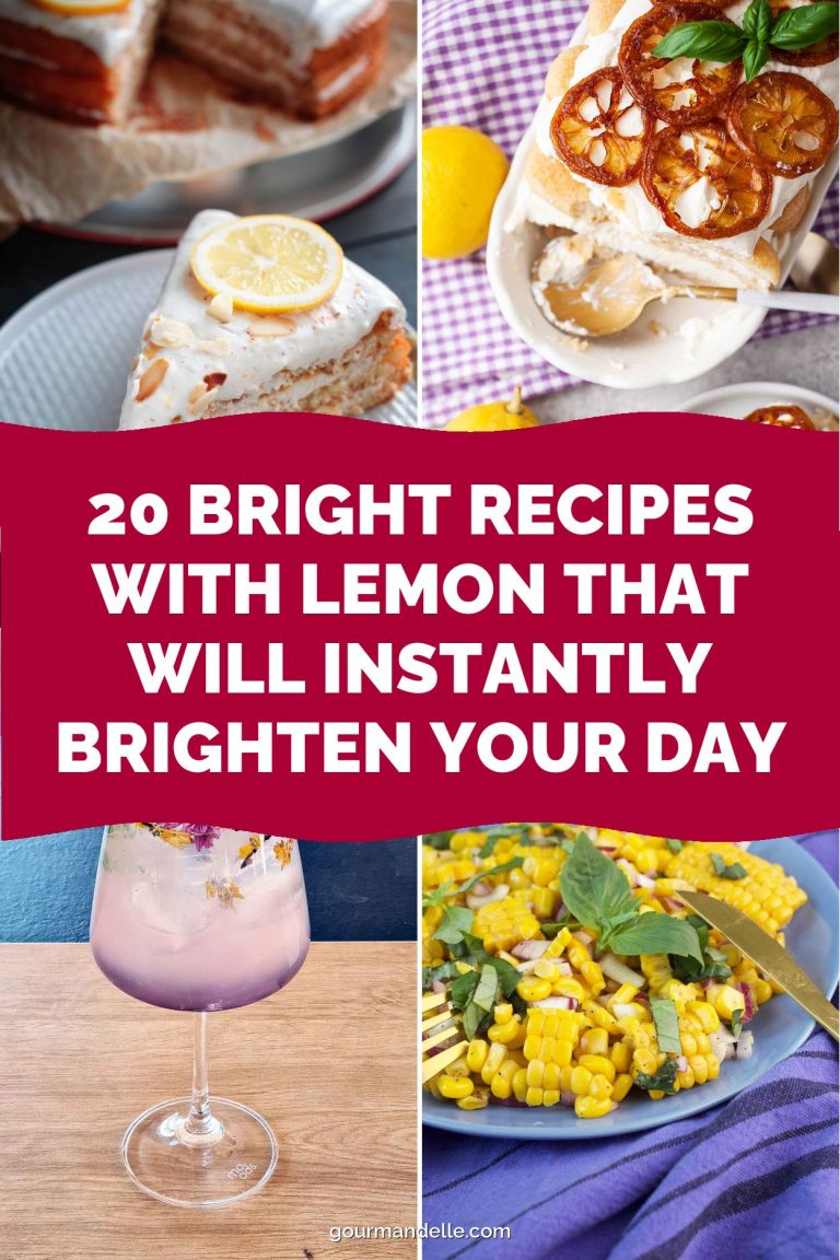 20 Bright Recipes with Lemon That Will Instantly Brighten Your Day