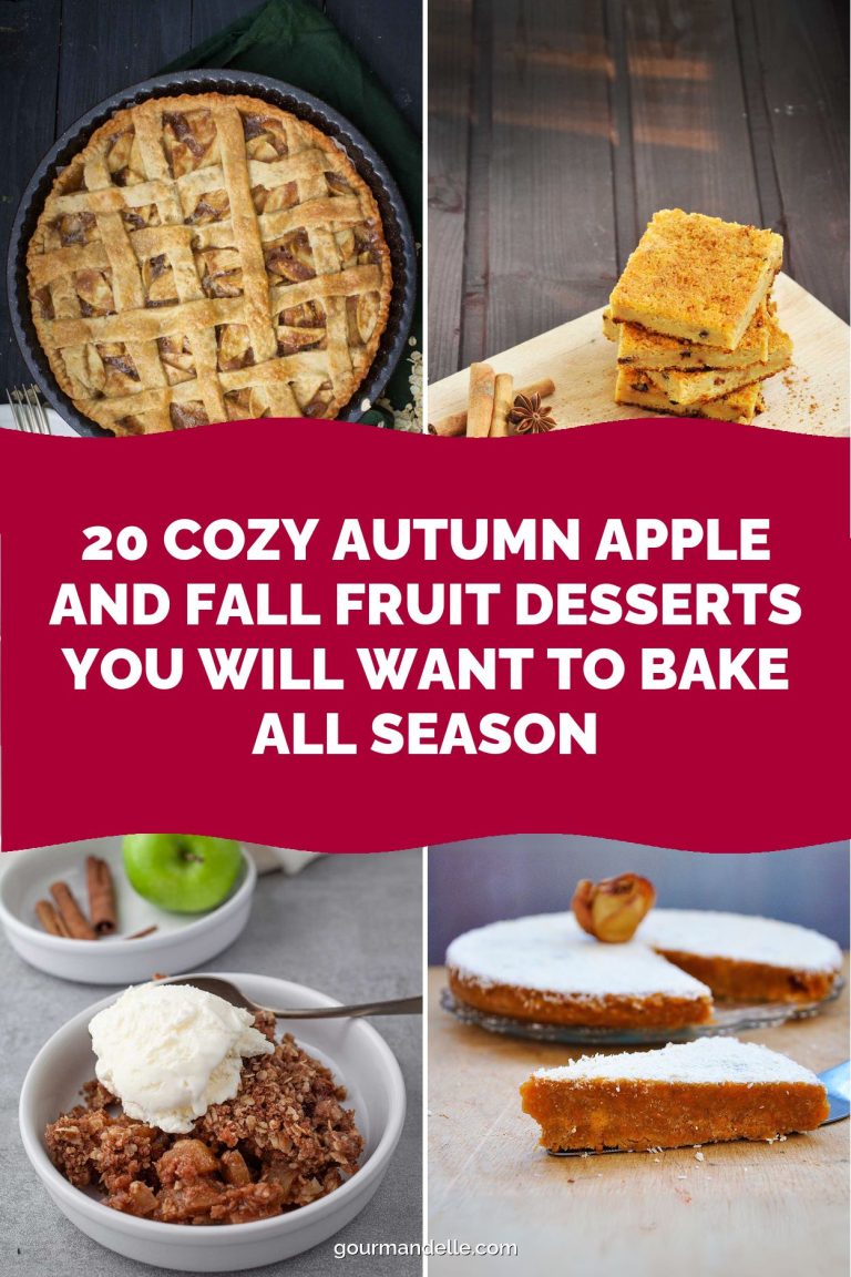 20 Cozy Autumn Apple and Fall Fruit Desserts You Will Want to Bake All Season