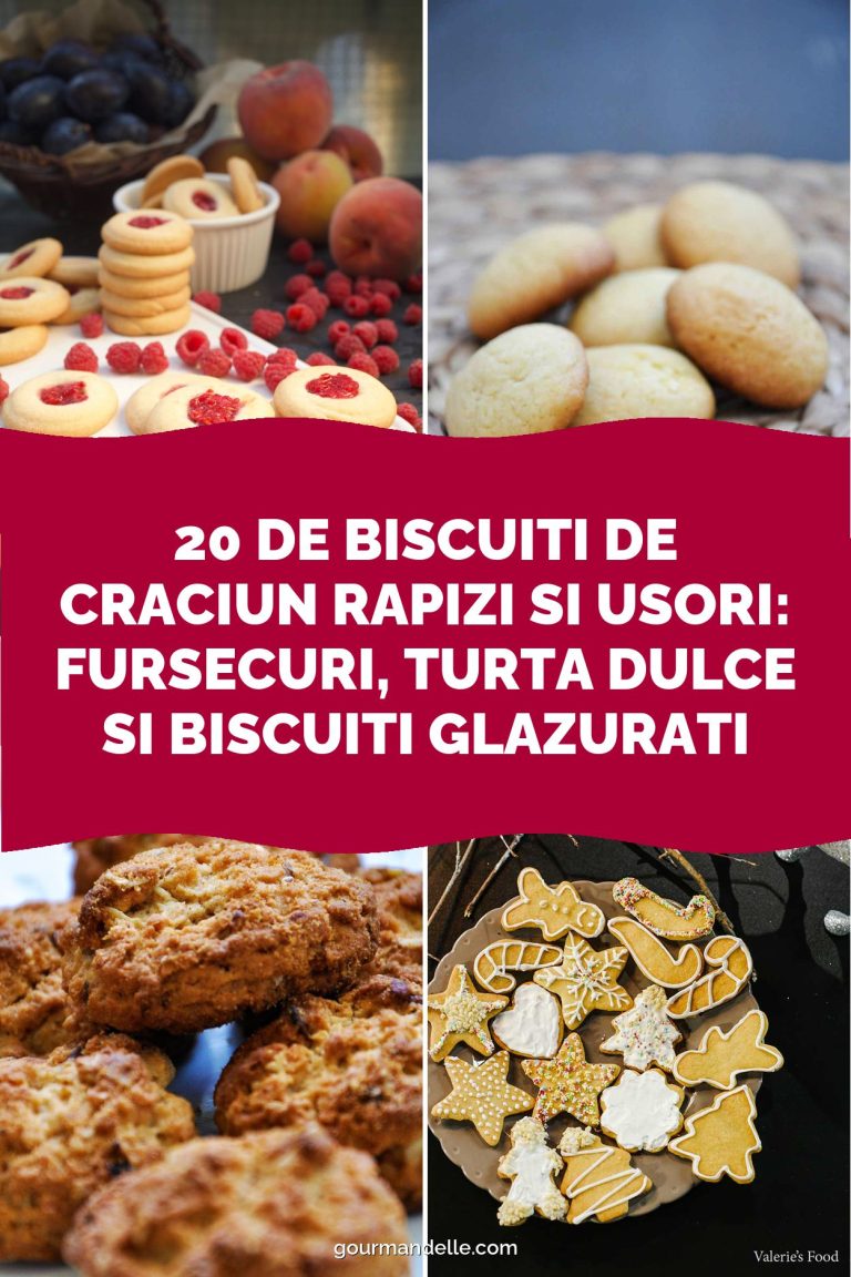 20 de biscuiti de Craciun rapizi si usori: fursecuri, turta dulce si biscuiti glazurati
