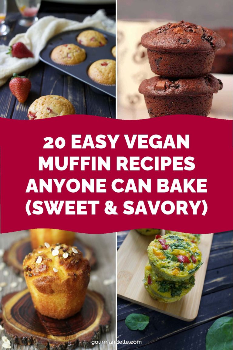 20 Easy Vegan Muffin Recipes Anyone Can Bake (Sweet & Savory)
