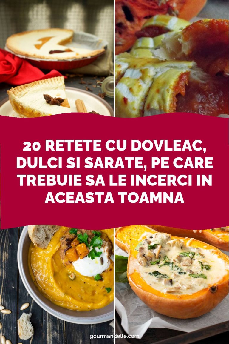 20 Retete cu dovleac, dulci si sarate, pe care trebuie sa le incerci in aceasta toamna