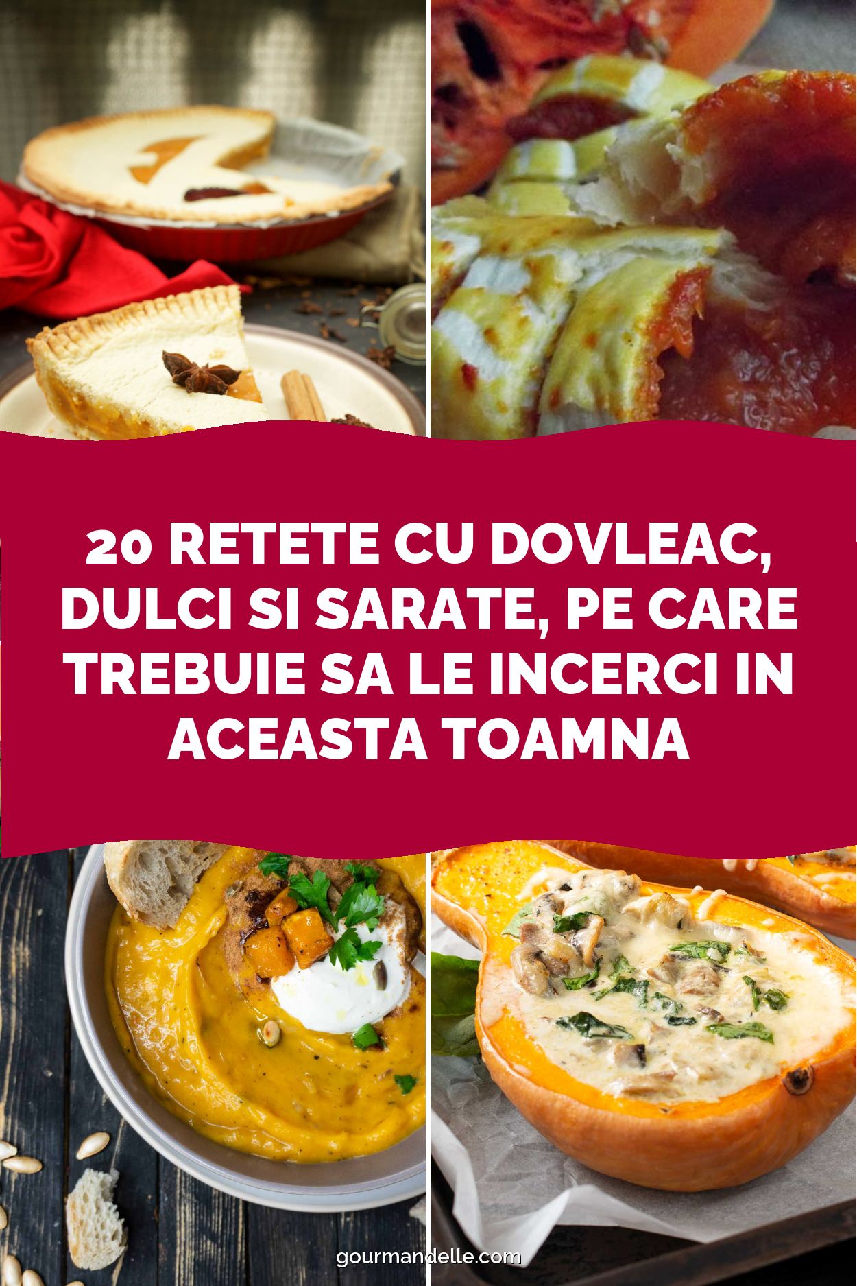 20 Retete cu dovleac, dulci si sarate, pe care trebuie sa le incerci in aceasta toamna