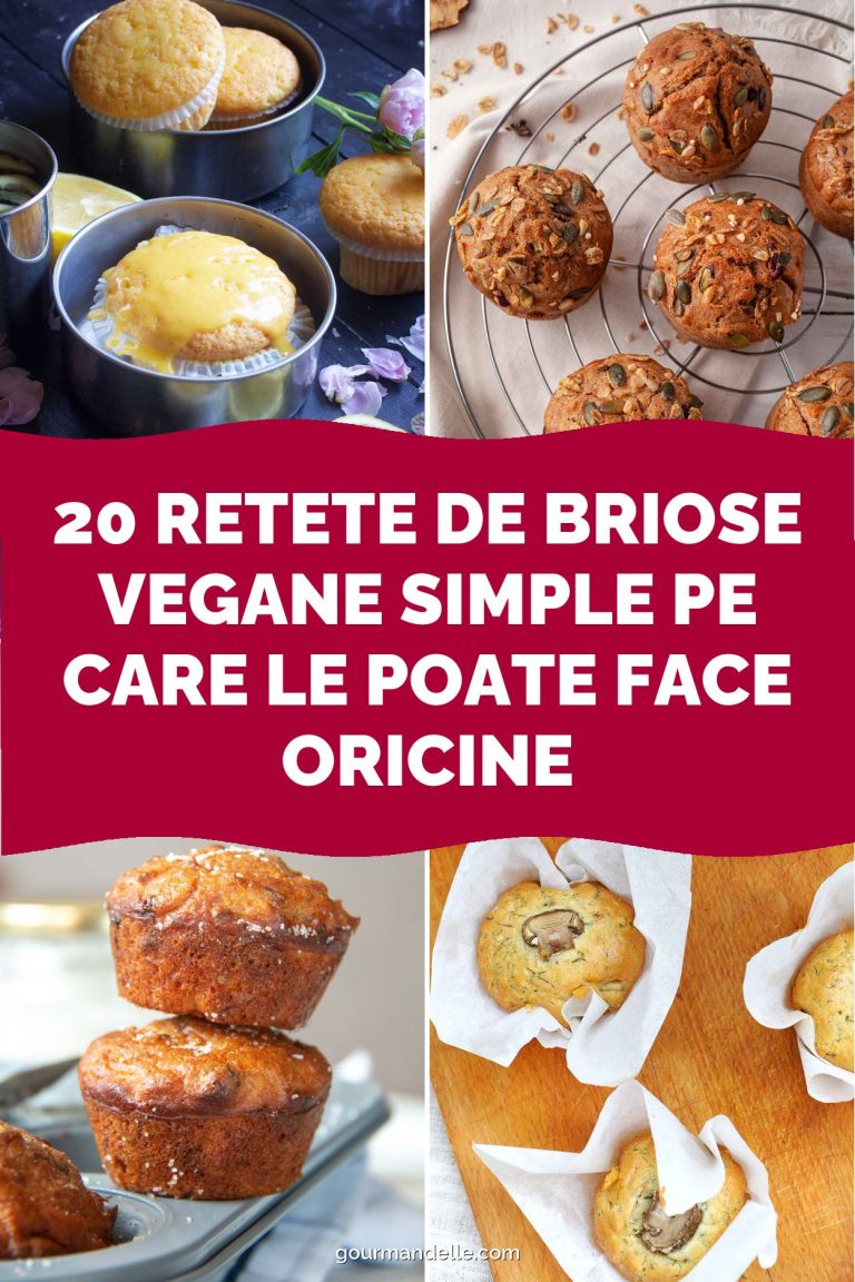 20 Retete de Briose Vegane Simple pe Care le Poate Face Oricine