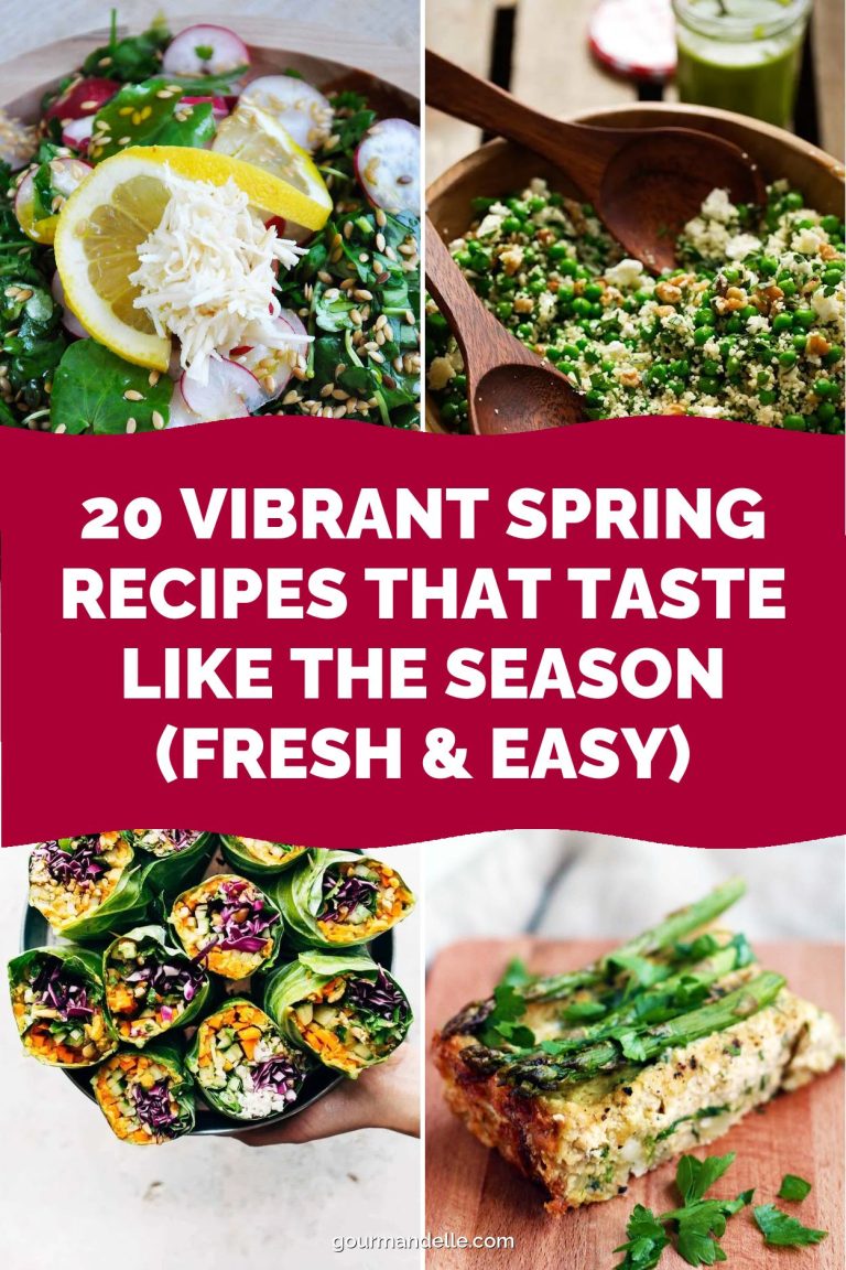 20 Vibrant Spring Recipes That Taste Like the Season (Fresh & Easy)