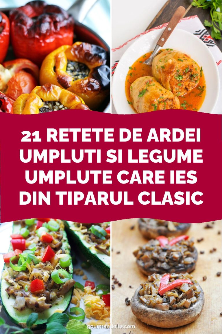 21 Retete de Ardei Umpluti si Legume Umplute Care Ies din Tiparul Clasic