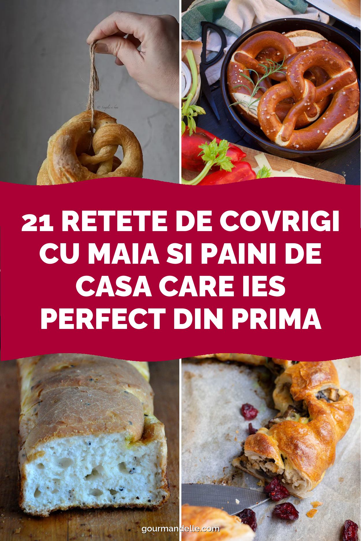21 retete de covrigi cu maia si paini de casa care ies perfect din prima