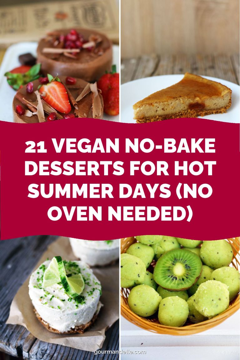 21 Vegan No-Bake Desserts for Hot Summer Days (No Oven Needed)