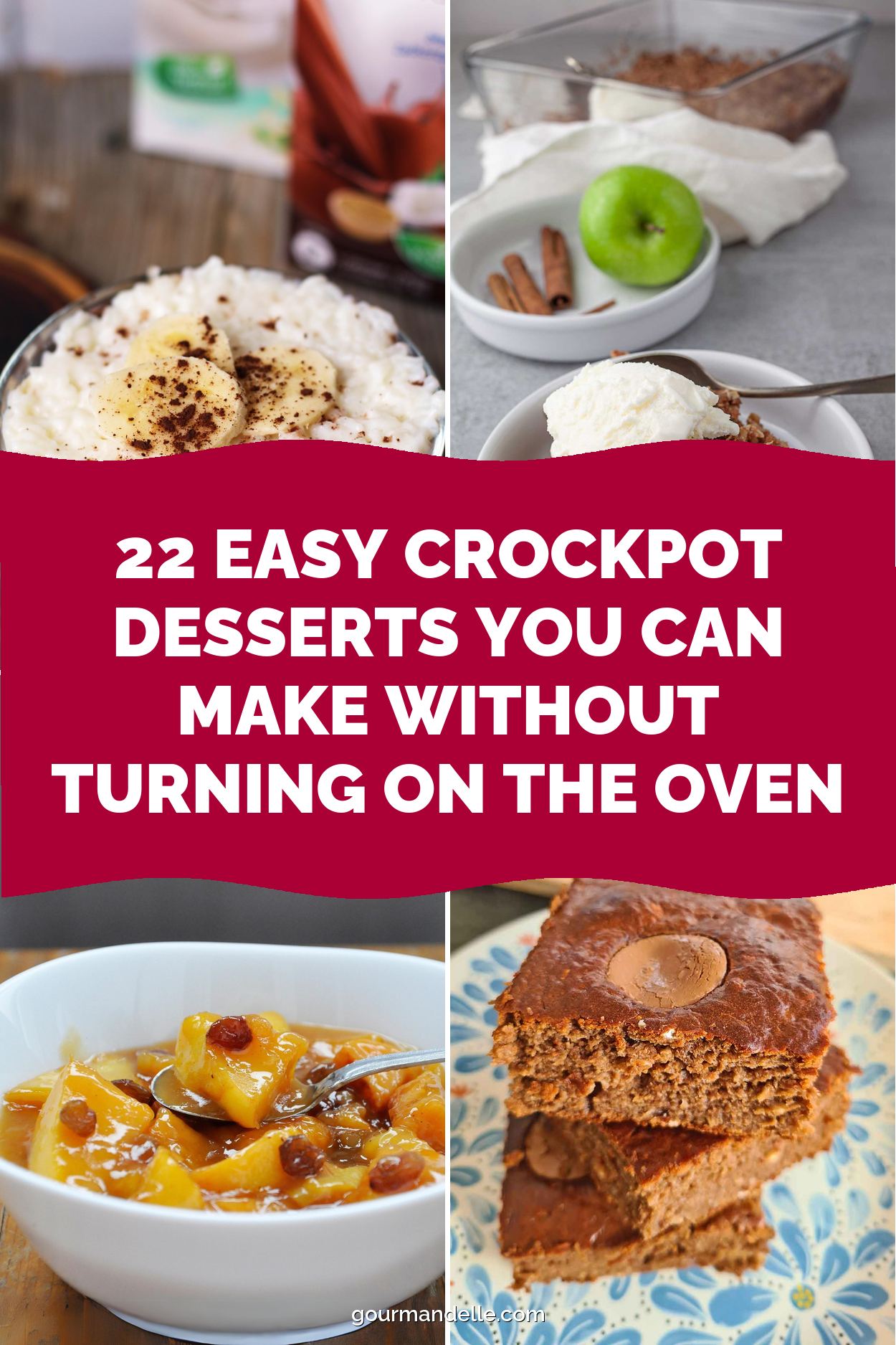22 Easy Crockpot Desserts You Can Make Without Turning On the Oven