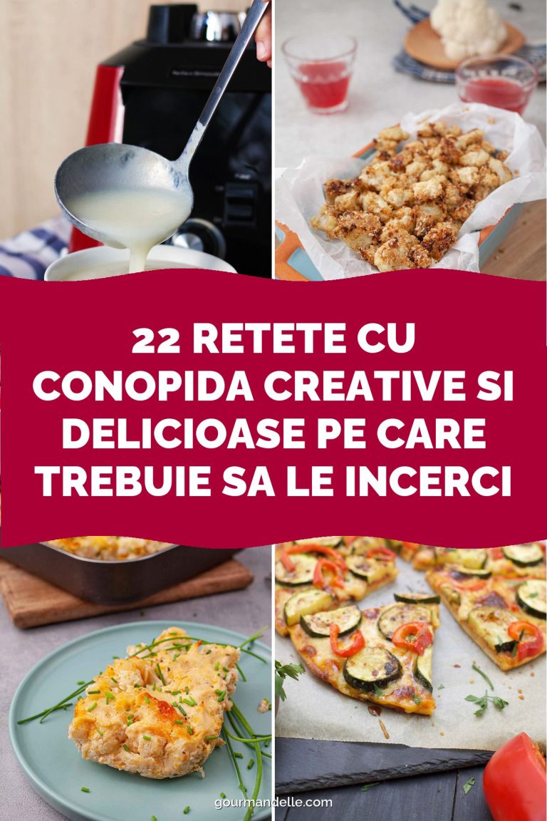 22 Retete cu Conopida Creative si Delicioase pe Care Trebuie sa le Incerci