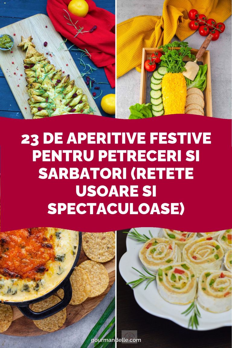 23 de aperitive festive pentru petreceri si sarbatori (retete usoare si spectaculoase)