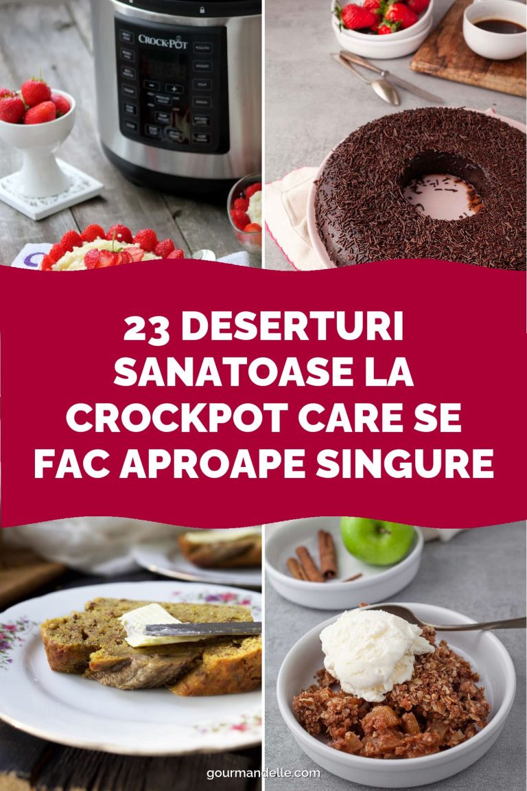 23 Deserturi sanatoase la Crockpot care se fac aproape singure