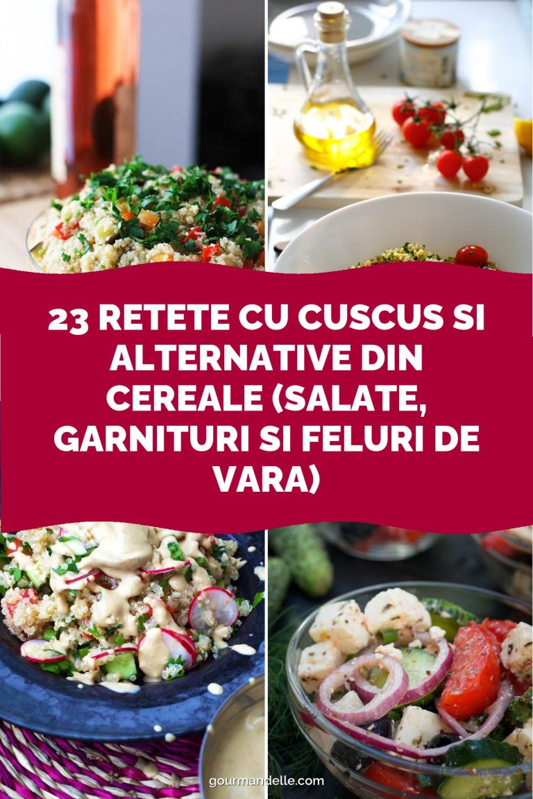 23 Retete cu Cuscus si Alternative din Cereale (Salate, Garnituri si Feluri de Vara)