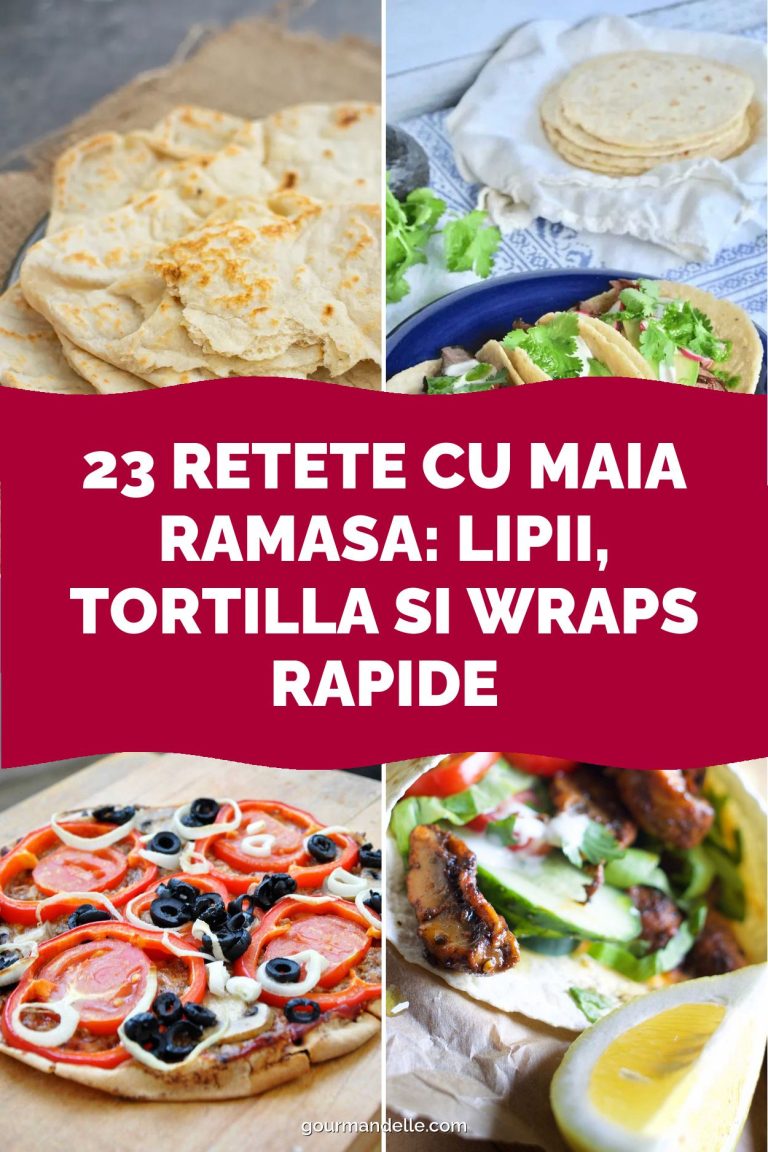 23 Retete cu Maia Ramasa: Lipii, Tortilla si Wraps Rapide
