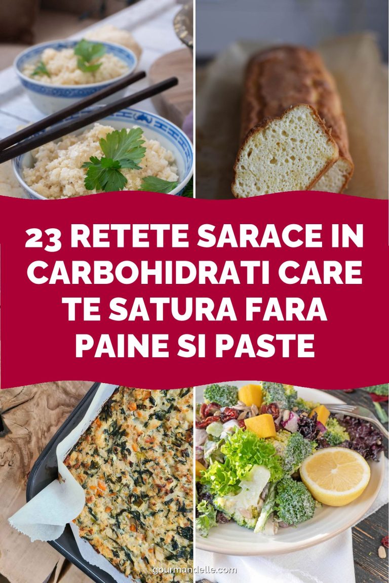 23 Retete sarace in carbohidrati care te satura fara paine si paste