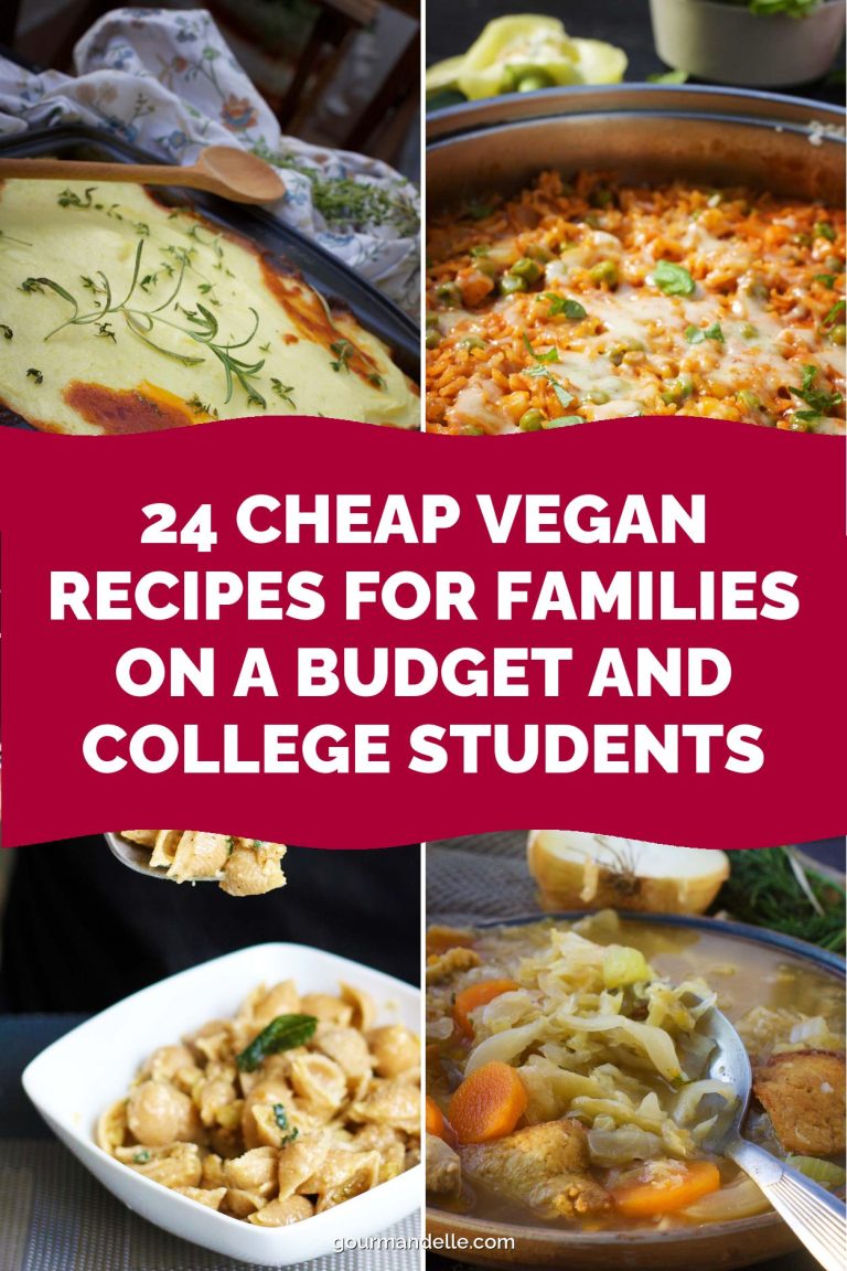 24 Cheap Vegan Recipes for Families on a Budget and College Students