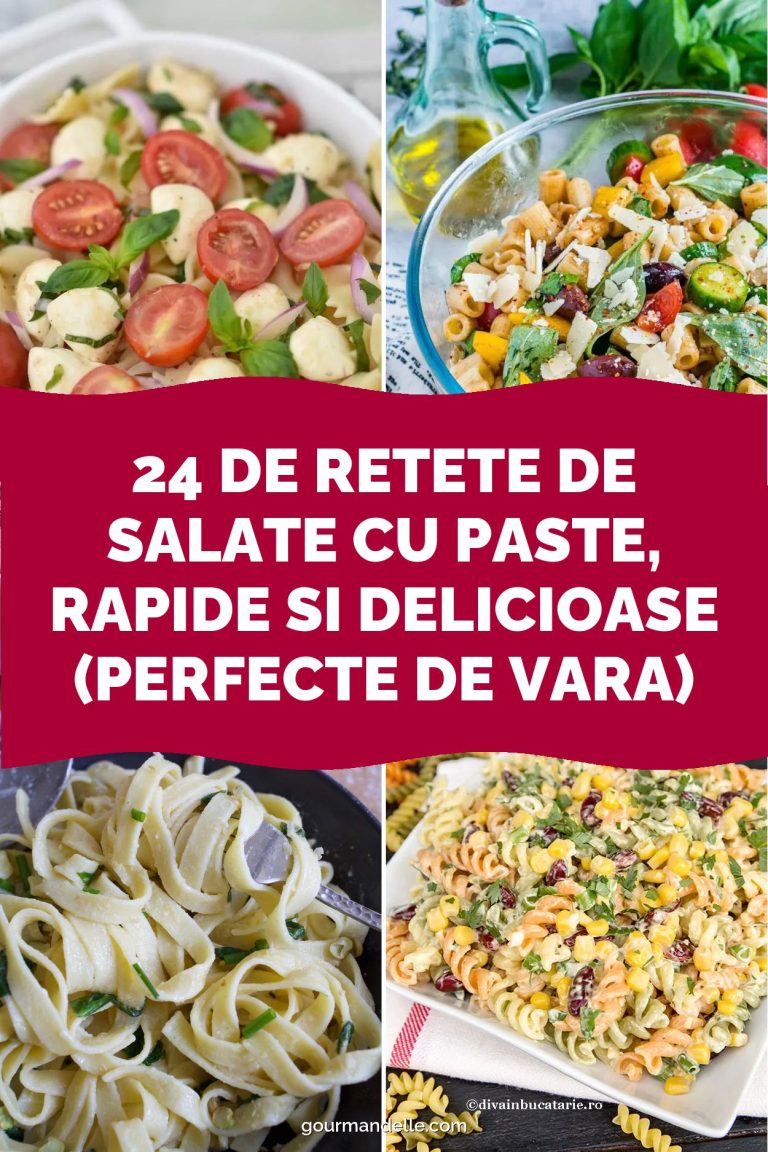 24 de Retete de Salate cu Paste, Rapide si Delicioase (Perfecte de Vara)
