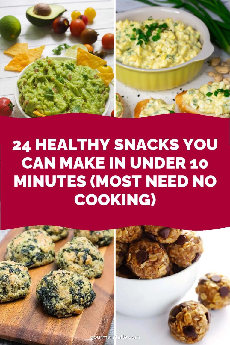 24 Healthy Snacks You Can Make in Under 10 Minutes (Most Need No Cooking)