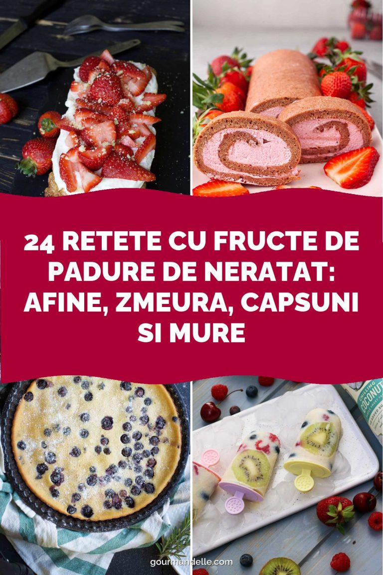 24 Retete cu Fructe de Padure de Neratat: Afine, Zmeura, Capsuni si Mure