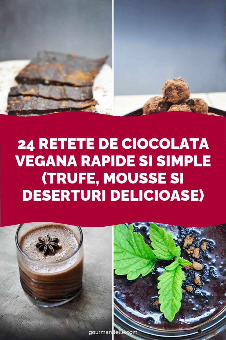 24 Retete de Ciocolata Vegana Rapide si Simple (Trufe, Mousse si Deserturi Delicioase)