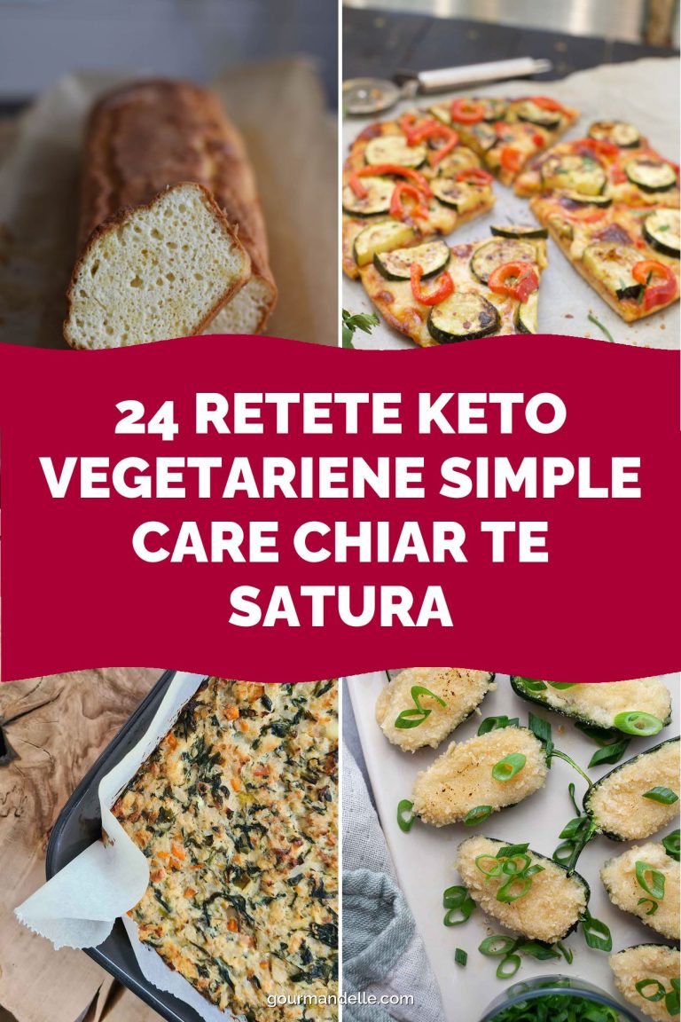 24 Retete keto vegetariene simple care chiar te satura