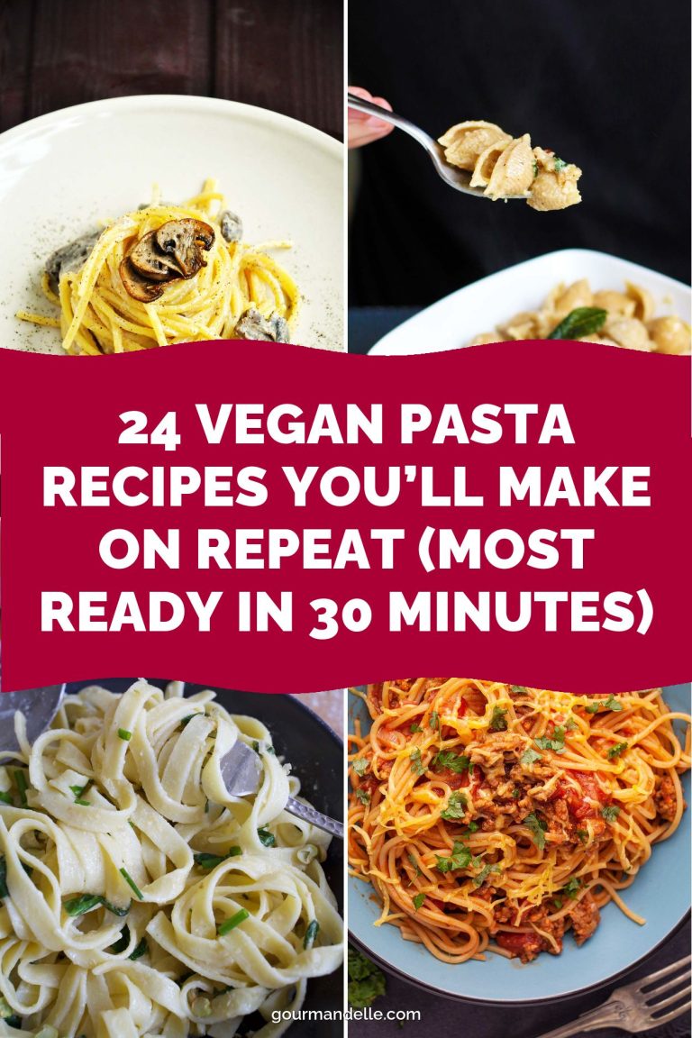 24 Vegan Pasta Recipes You’ll Make on Repeat (Most Ready in 30 Minutes)