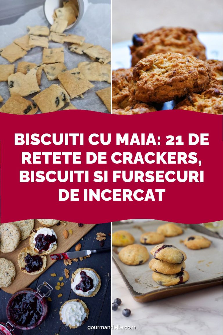 Biscuiti cu maia: 21 de retete de crackers, biscuiti si fursecuri de incercat