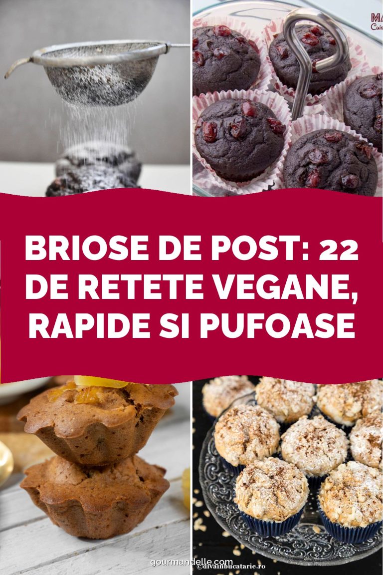 Briose de Post: 22 de Retete Vegane, Rapide si Pufoase