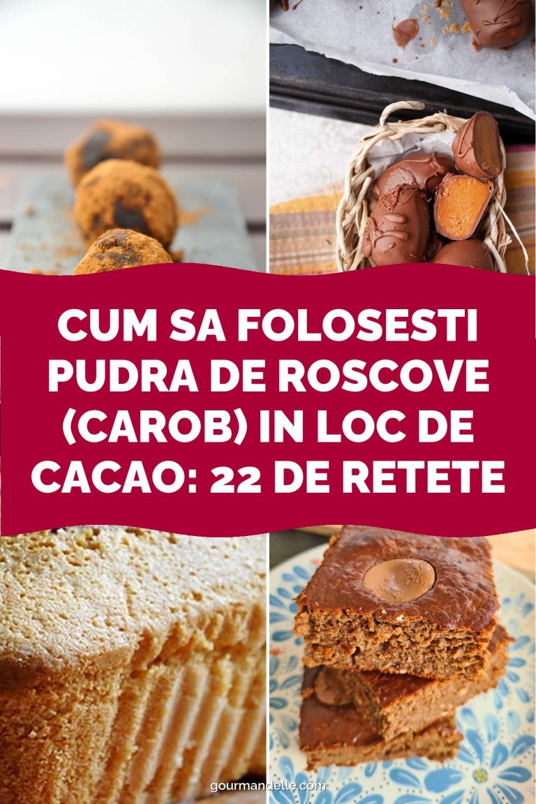 Cum sa folosesti pudra de roscove (carob) in loc de cacao: 22 de retete