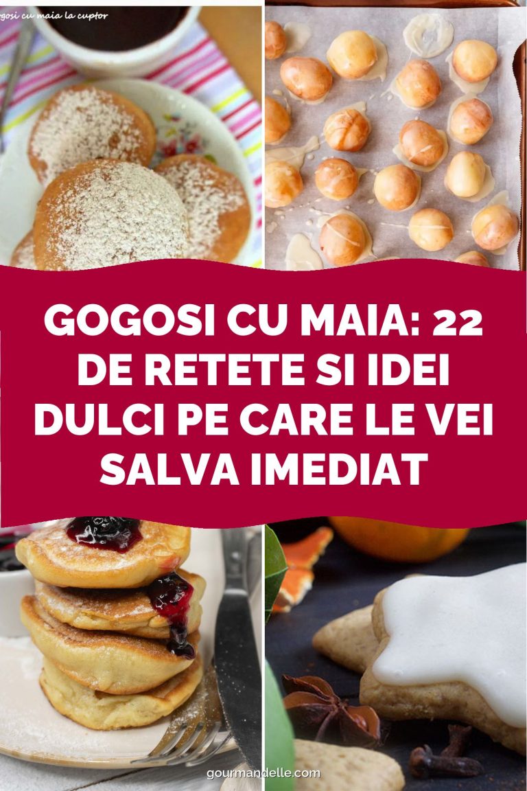 Gogosi cu maia: 22 de retete si idei dulci pe care le vei salva imediat