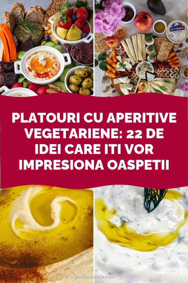 Platouri cu aperitive vegetariene: 22 de idei care iti vor impresiona oaspetii