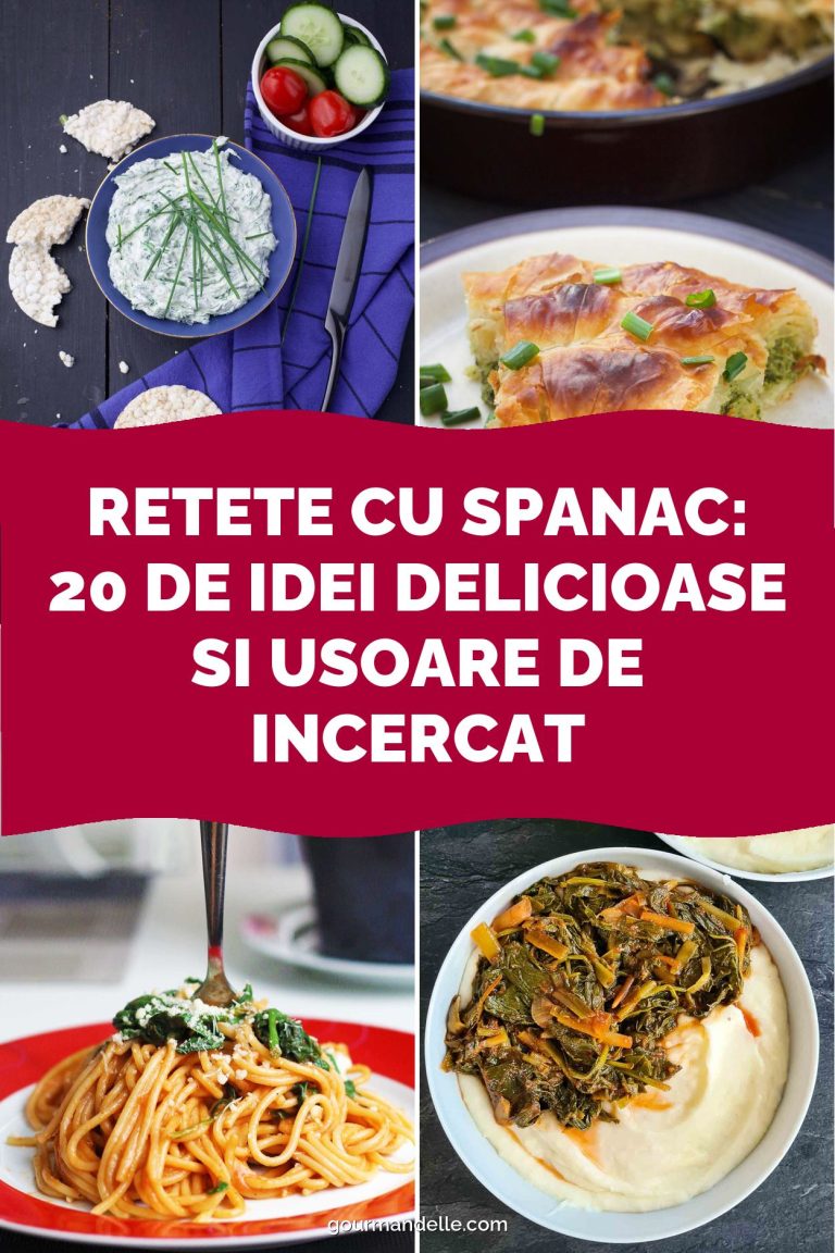 Retete cu spanac: 20 de idei delicioase si usoare de incercat