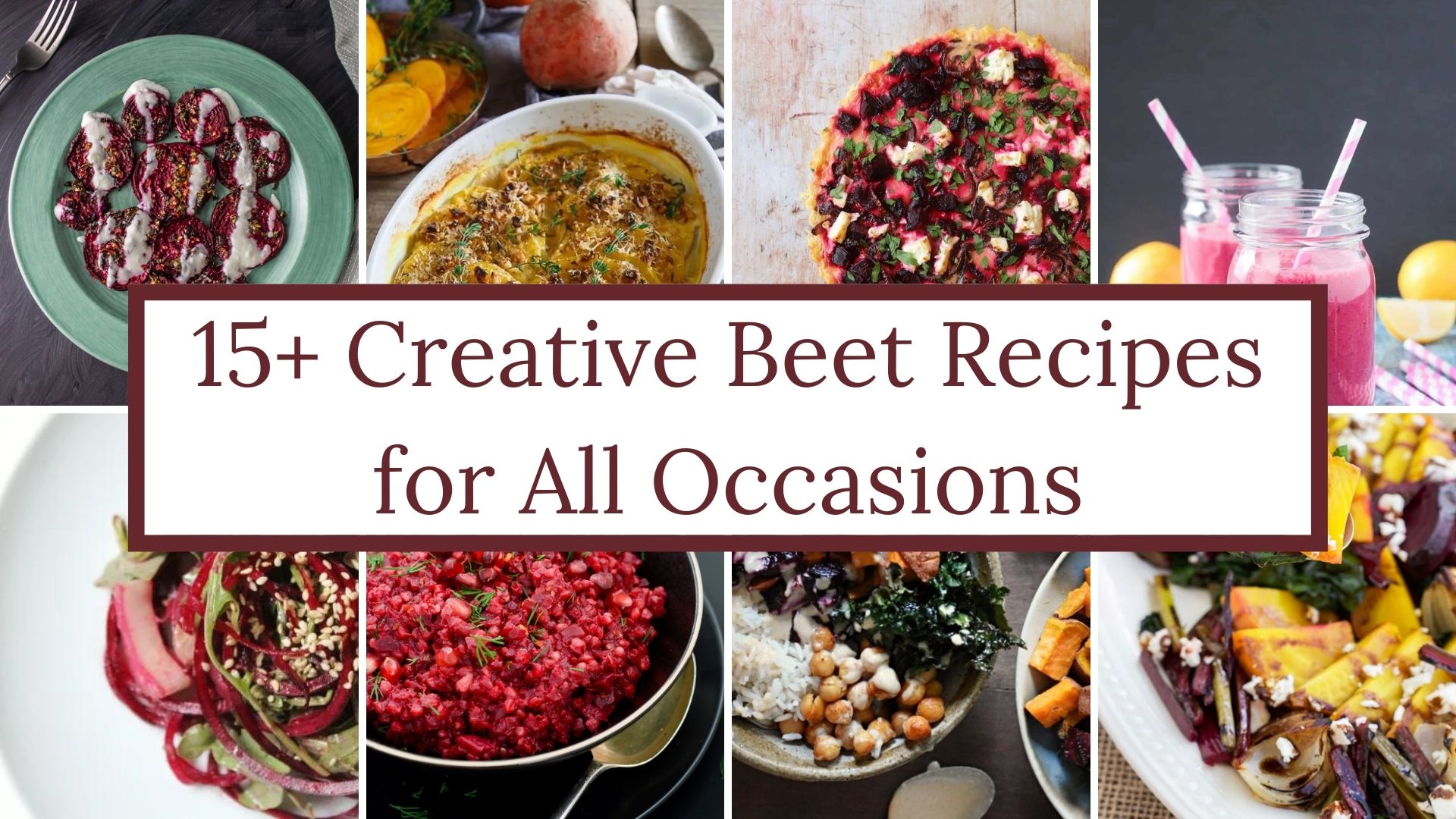 Creative Beet Recipes