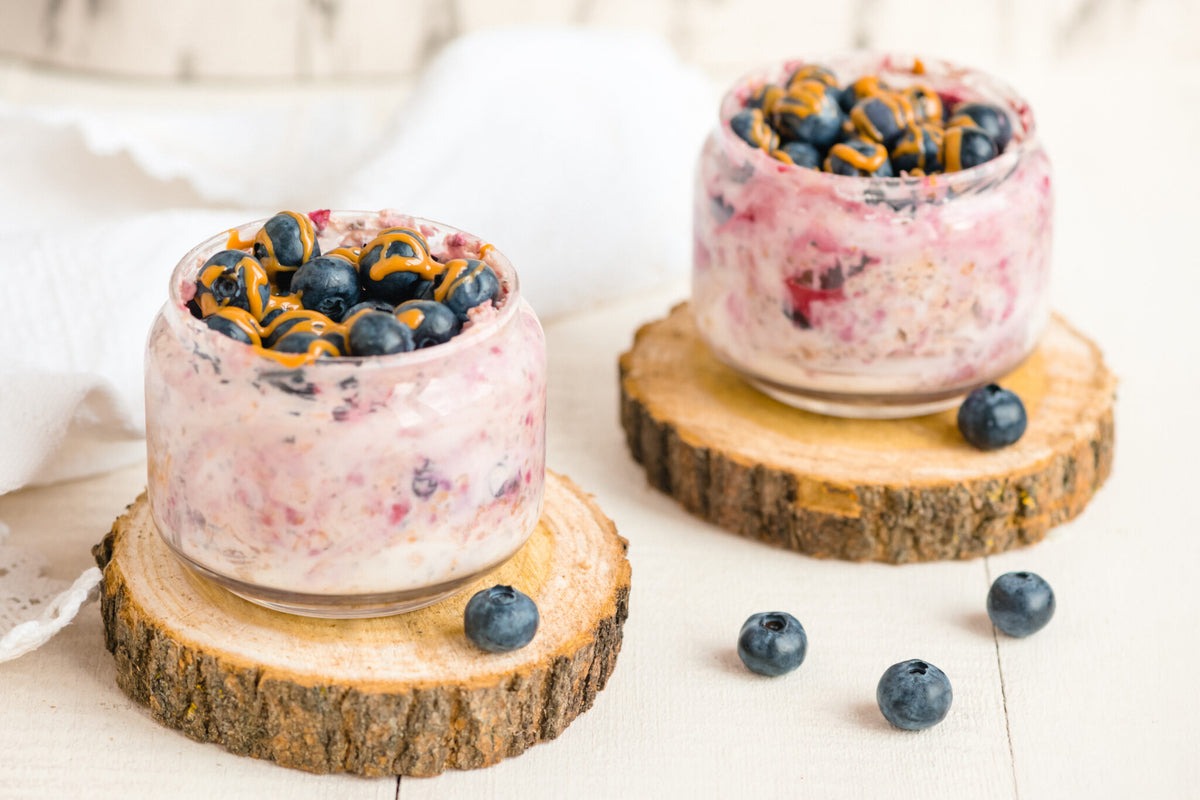 Overnight oats cu unt de arahide