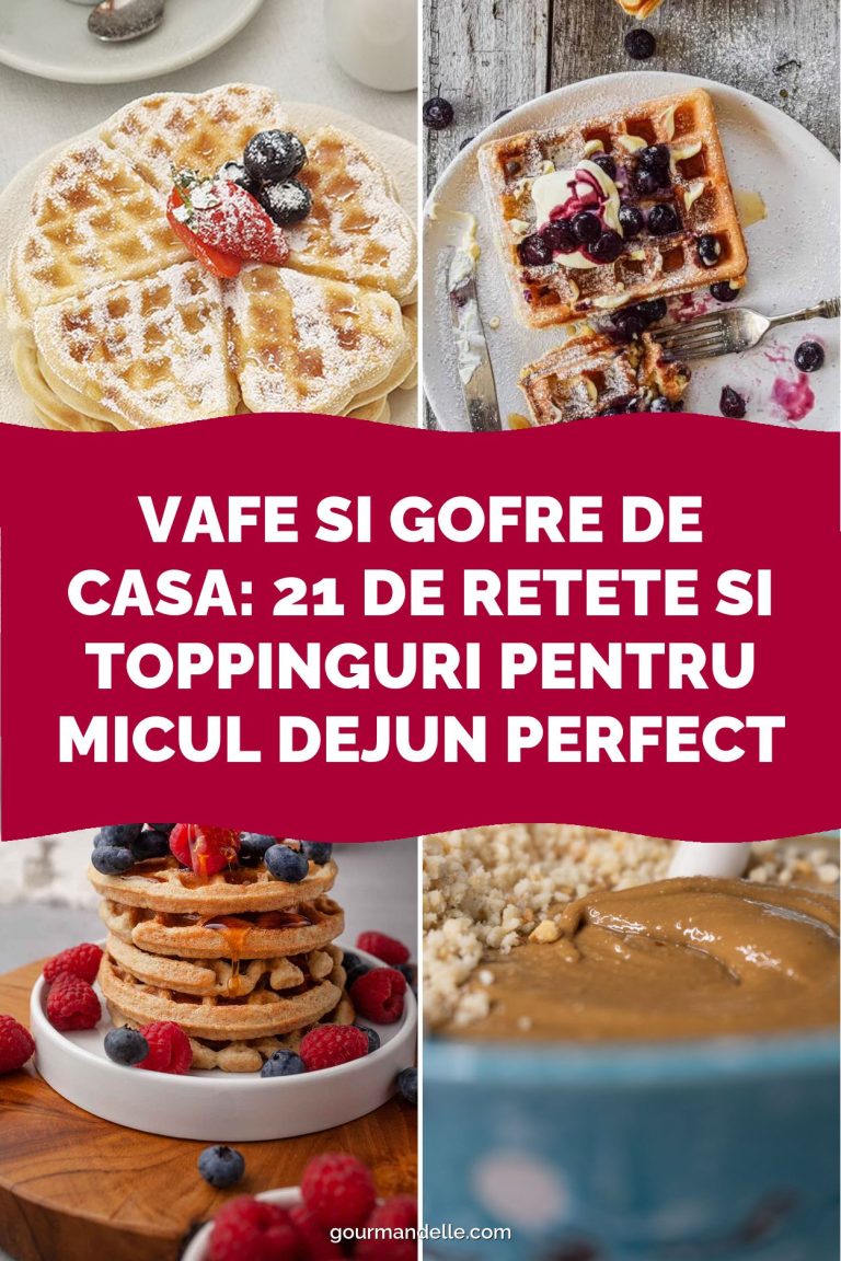 Vafe si gofre de casa: 21 de retete si toppinguri pentru micul dejun perfect