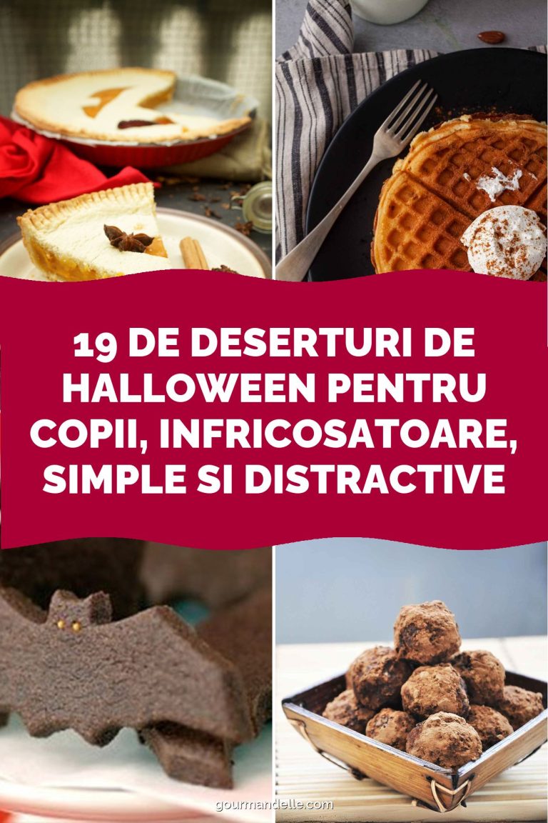19 de deserturi de Halloween pentru copii, infricosatoare, simple si distractive