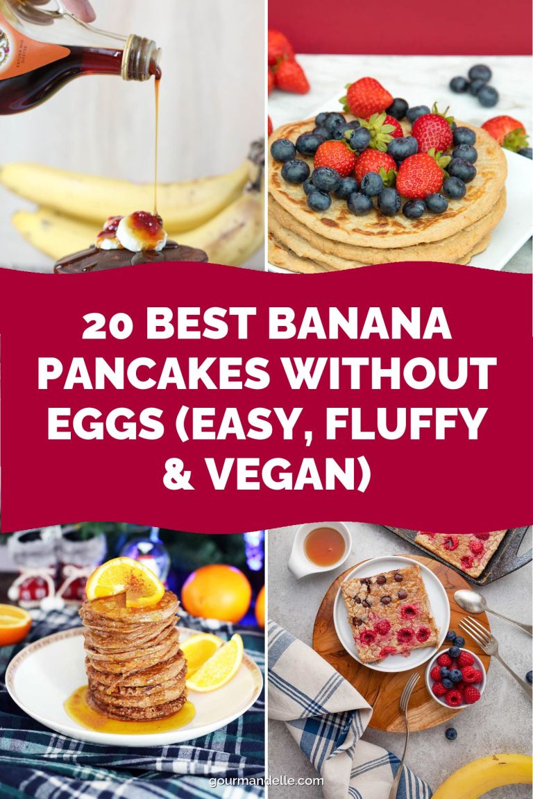 20 Best Banana Pancakes Without Eggs (Easy, Fluffy & Vegan)
