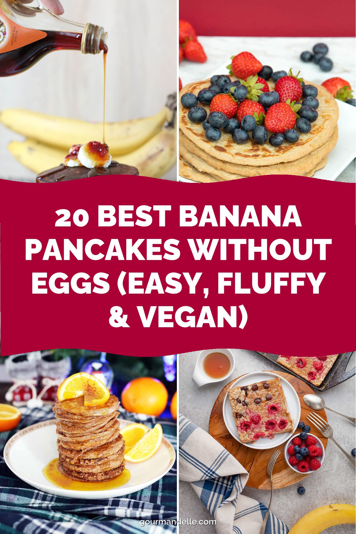 20 Best Banana Pancakes Without Eggs (Easy, Fluffy & Vegan)