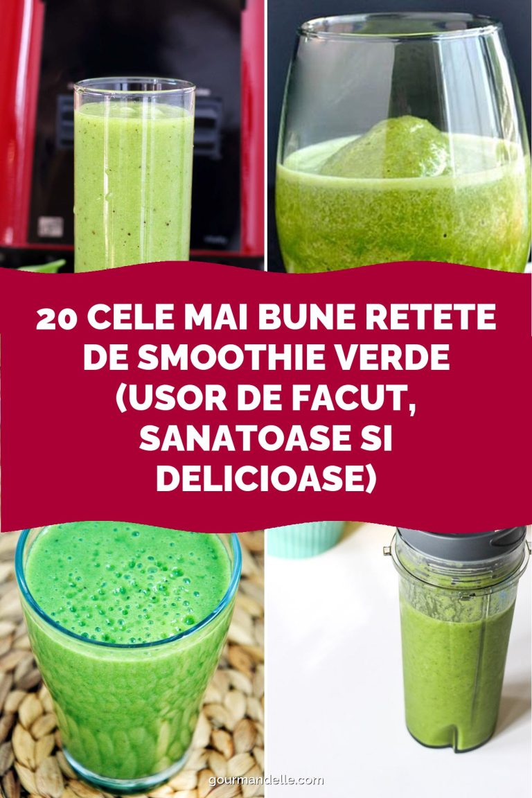 20 Cele Mai Bune Retete de Smoothie Verde (Usor de Facut, Sanatoase si Delicioase)