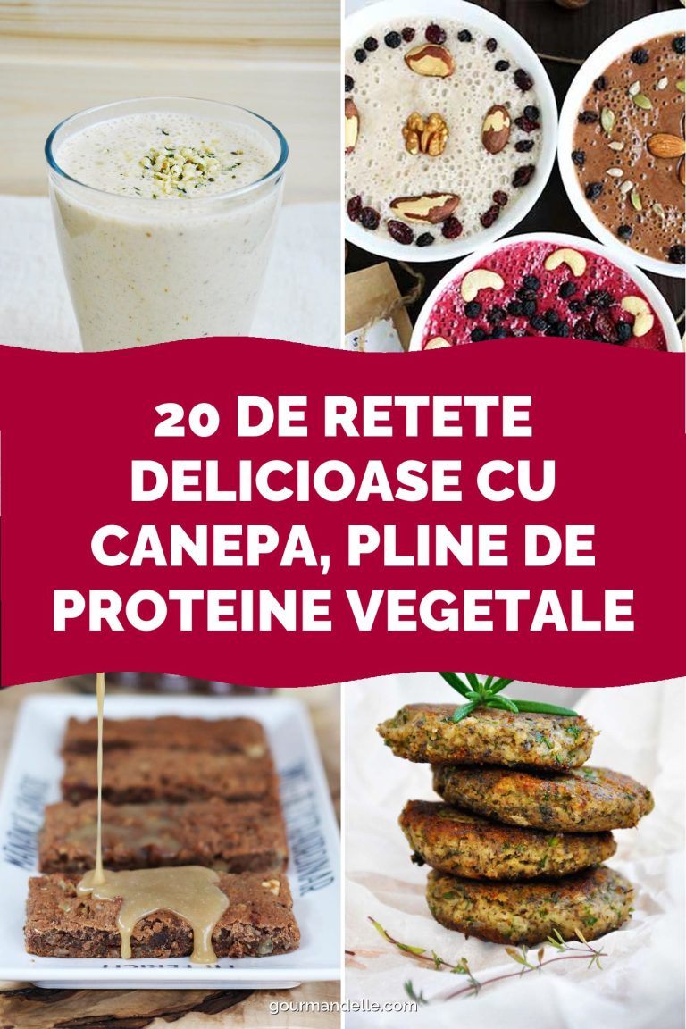 20 de retete delicioase cu canepa, pline de proteine vegetale