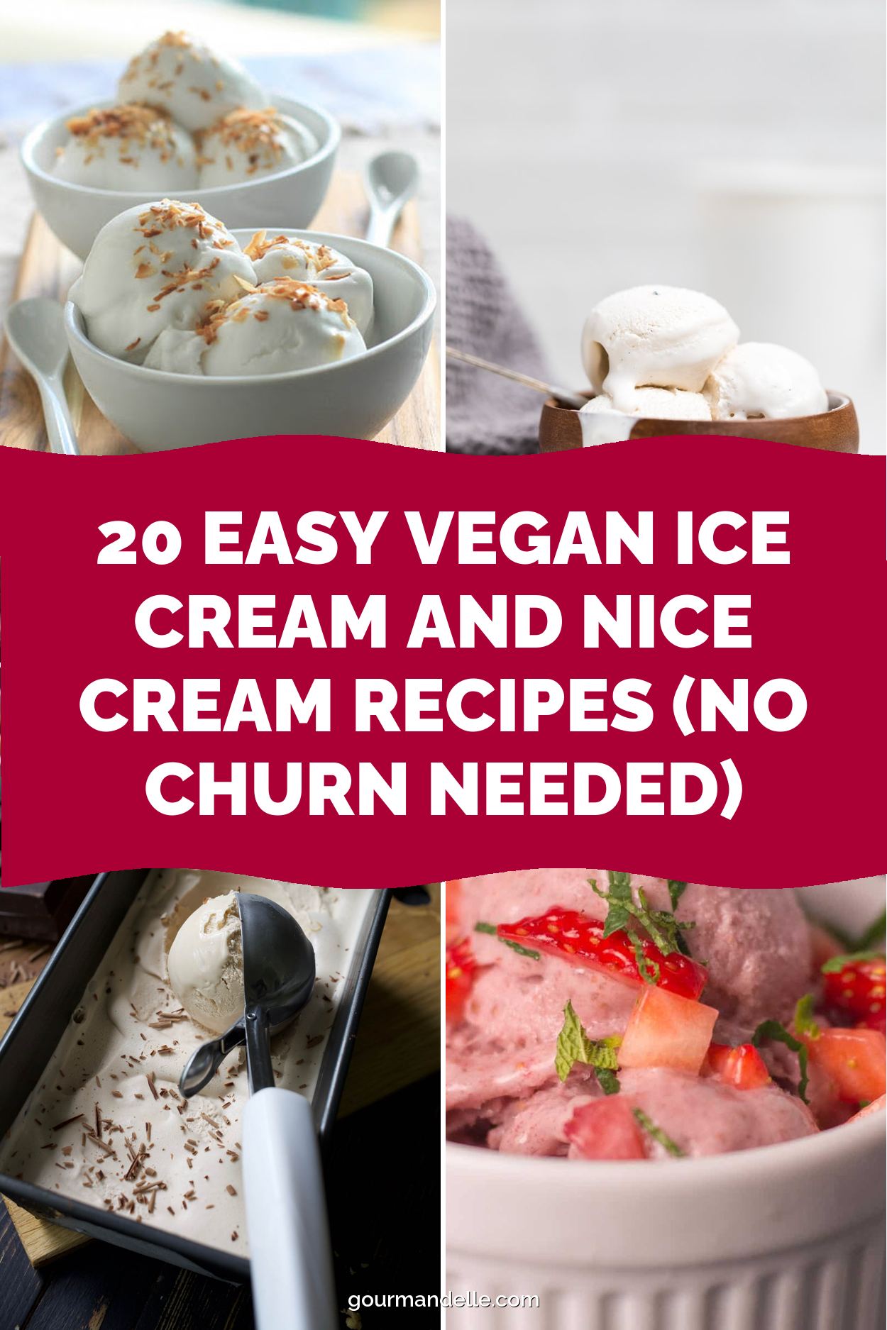 20 Easy Vegan Ice Cream and Nice Cream Recipes (No Churn Needed)