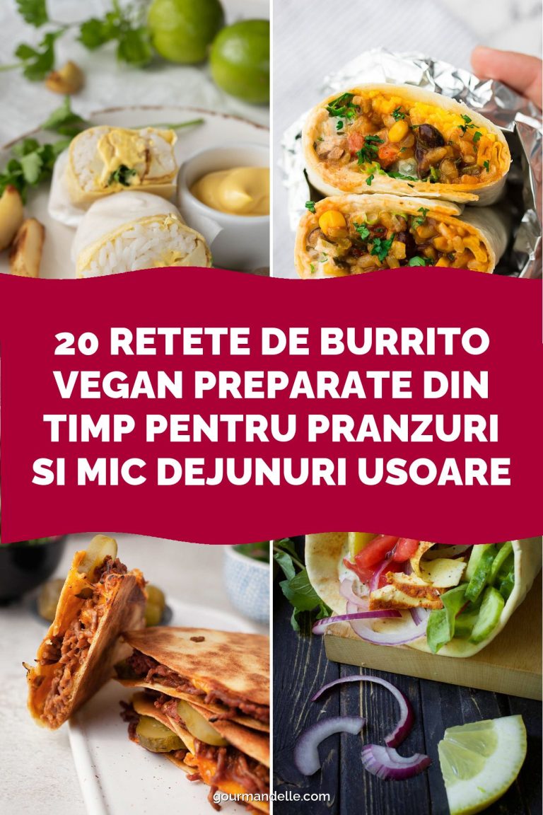 20 Retete de Burrito Vegan Preparate din Timp pentru Pranzuri si Mic Dejunuri Usoare