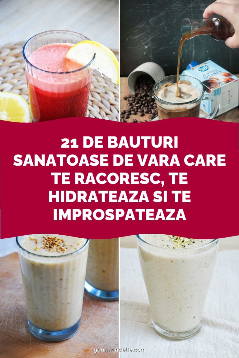21 de bauturi sanatoase de vara care te racoresc, te hidrateaza si te improspateaza