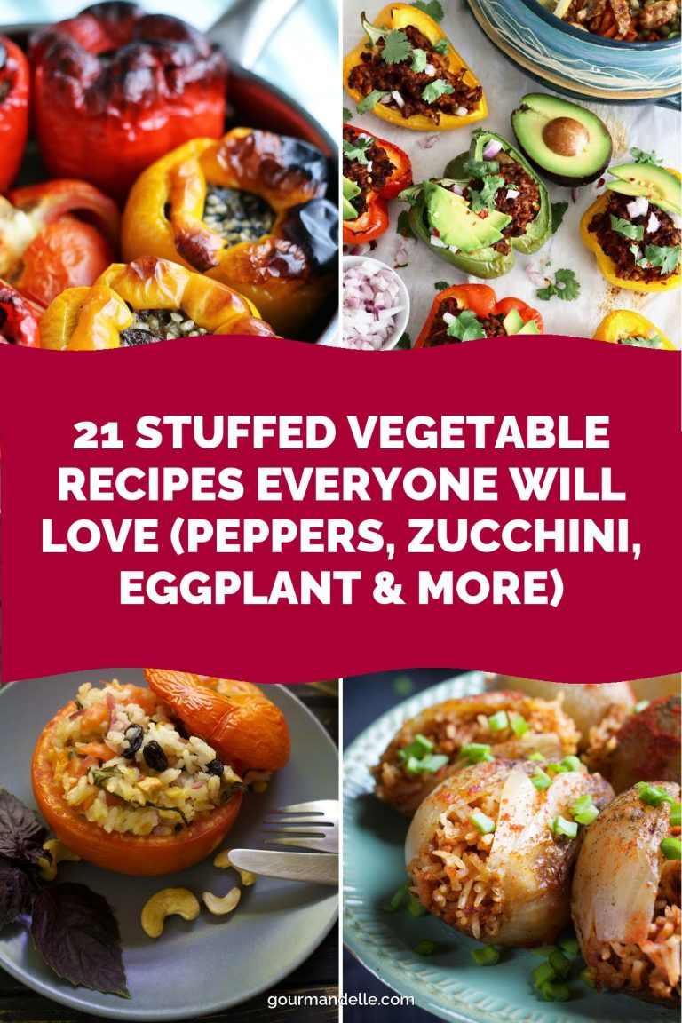 21 Stuffed Vegetable Recipes Everyone Will Love (Peppers, Zucchini, Eggplant & More)