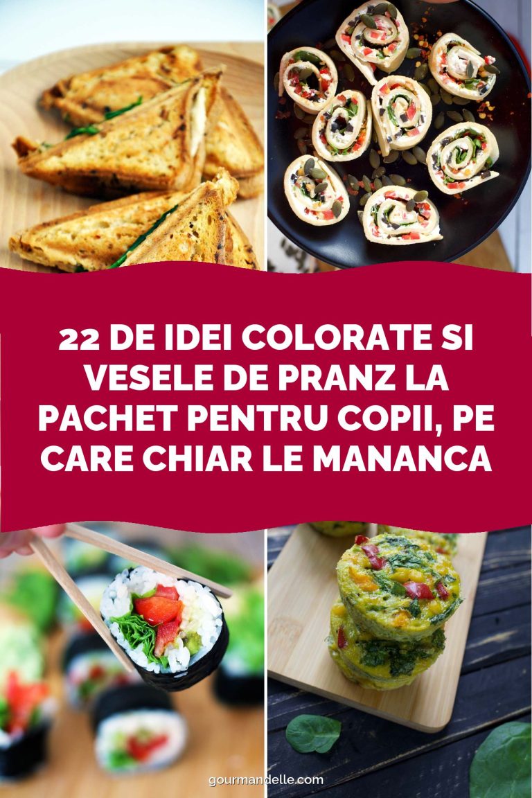 22 de idei colorate si vesele de pranz la pachet pentru copii, pe care chiar le mananca