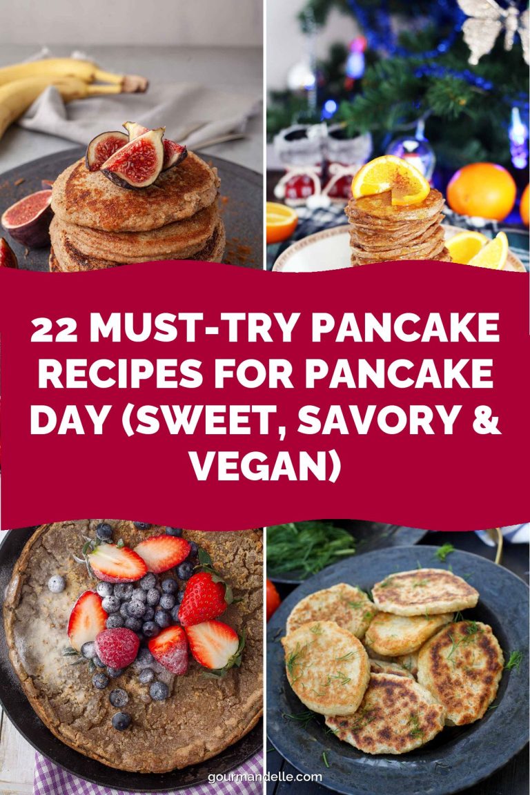 22 Must-Try Pancake Recipes for Pancake Day (Sweet, Savory & Vegan)