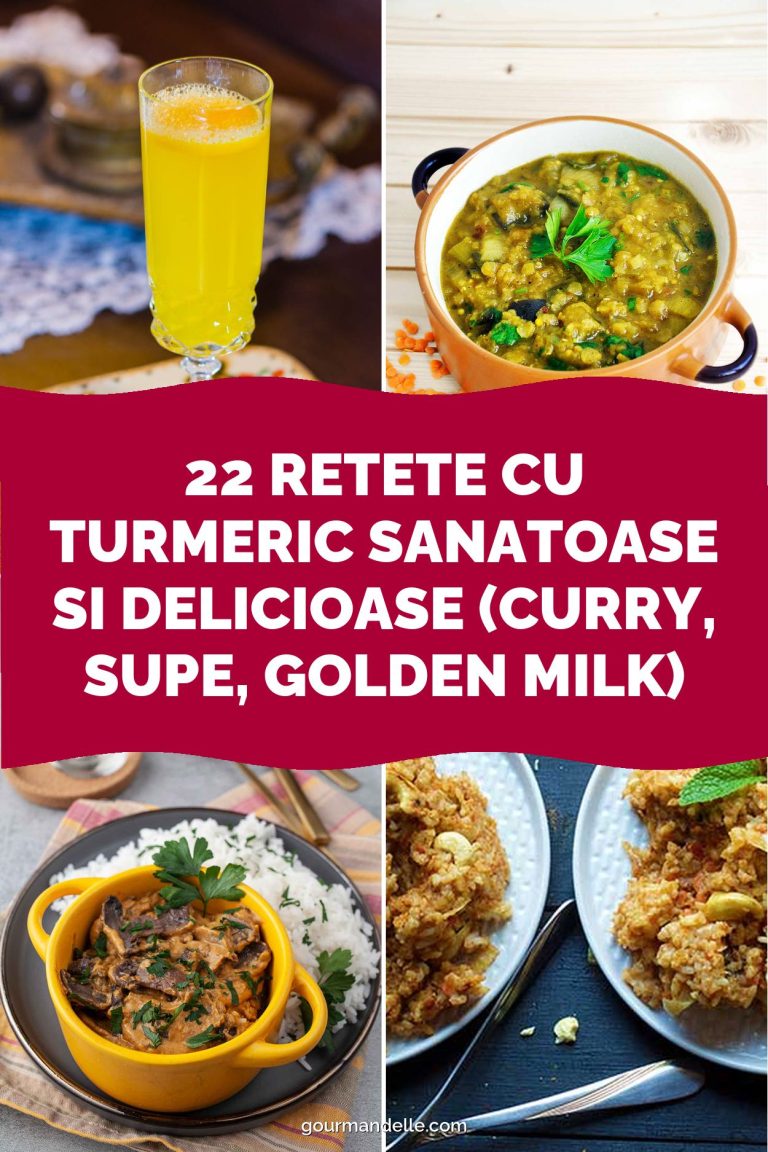 22 Retete cu Turmeric Sanatoase si Delicioase (Curry, Supe, Golden Milk)